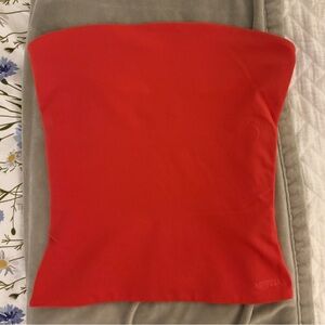 Aritzia Contour Tube Top - Poppy Red